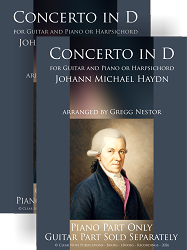 eBook • Concerto in D • J. M. Haydn • Guitar and Piano